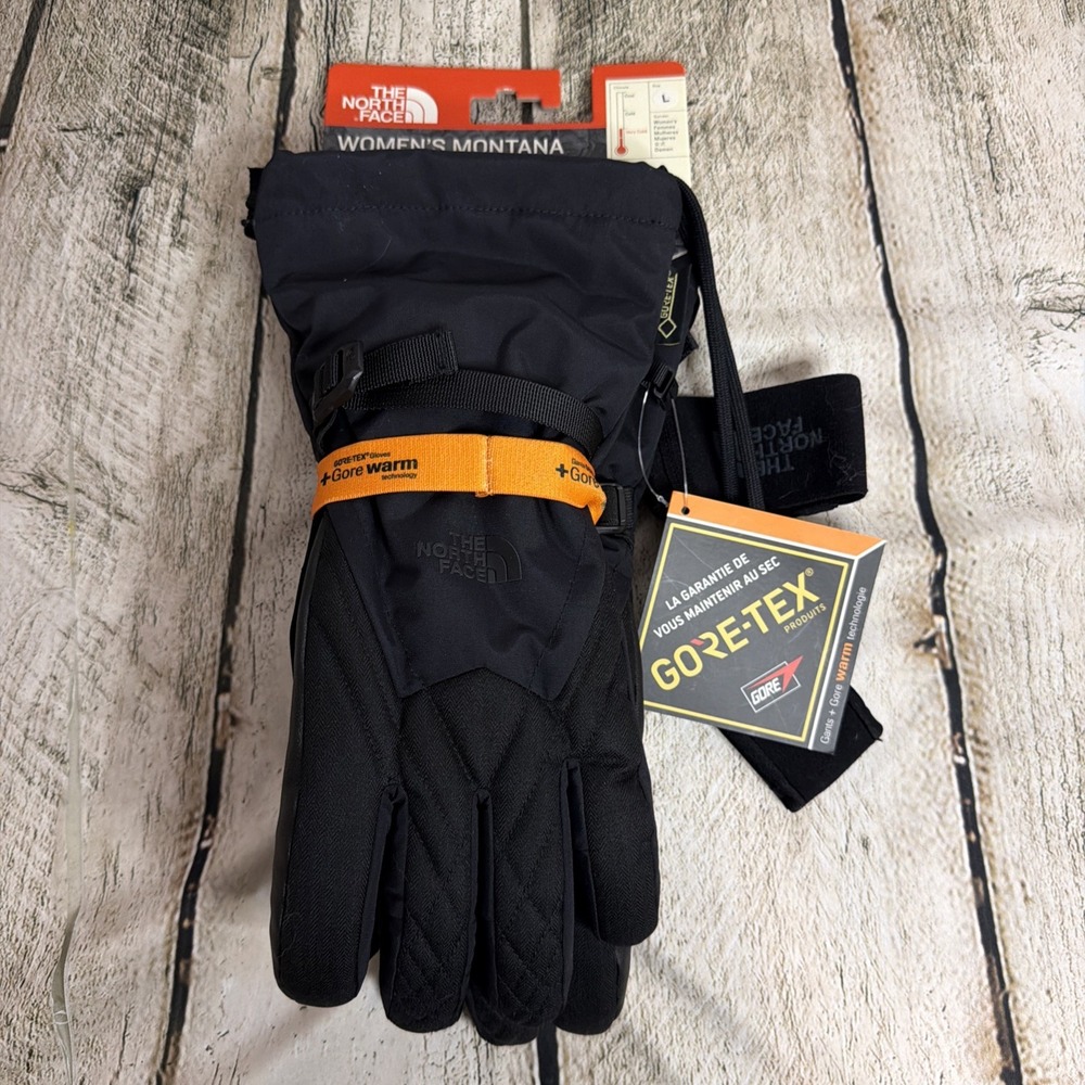 The North Face Women's Montana GORE-TEX SG Gloves Black Sz Large